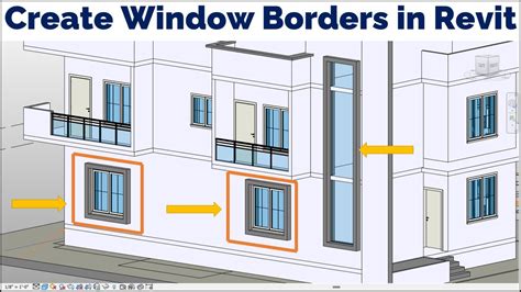 how to create metal box around window in revit|How to Create Window Borders in Revit .